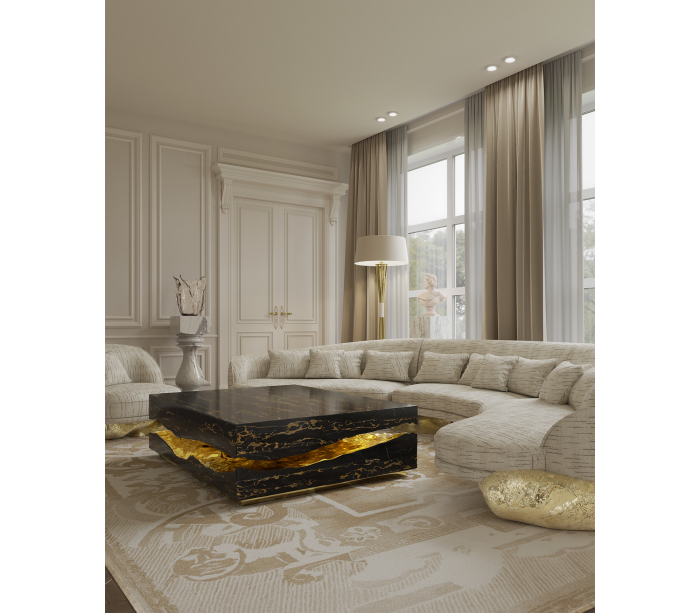 QUARRY PORTORO MARBLE CENTER TABLE - Image 7