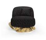 ANGRA BLACK ARMCHAIR - Image 3