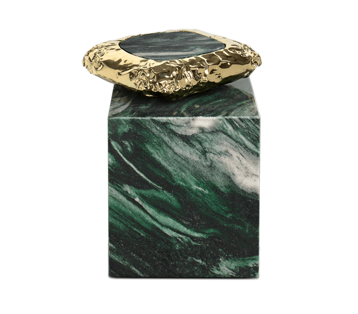 STONEHENGE LAPONIA GREEN SIDE TABLE - Image 2