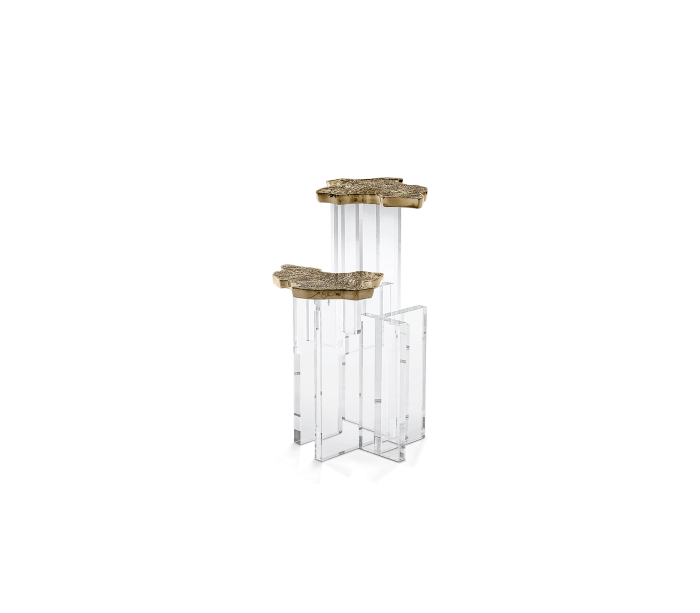 MONET GOLD SIDE TABLE - Image 1