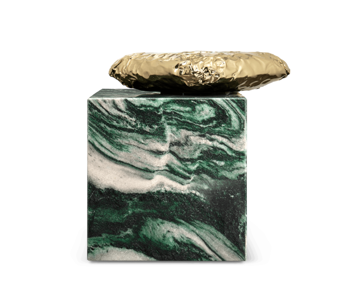 STONEHENGE LAPONIA GREEN SIDE TABLE - Image 4